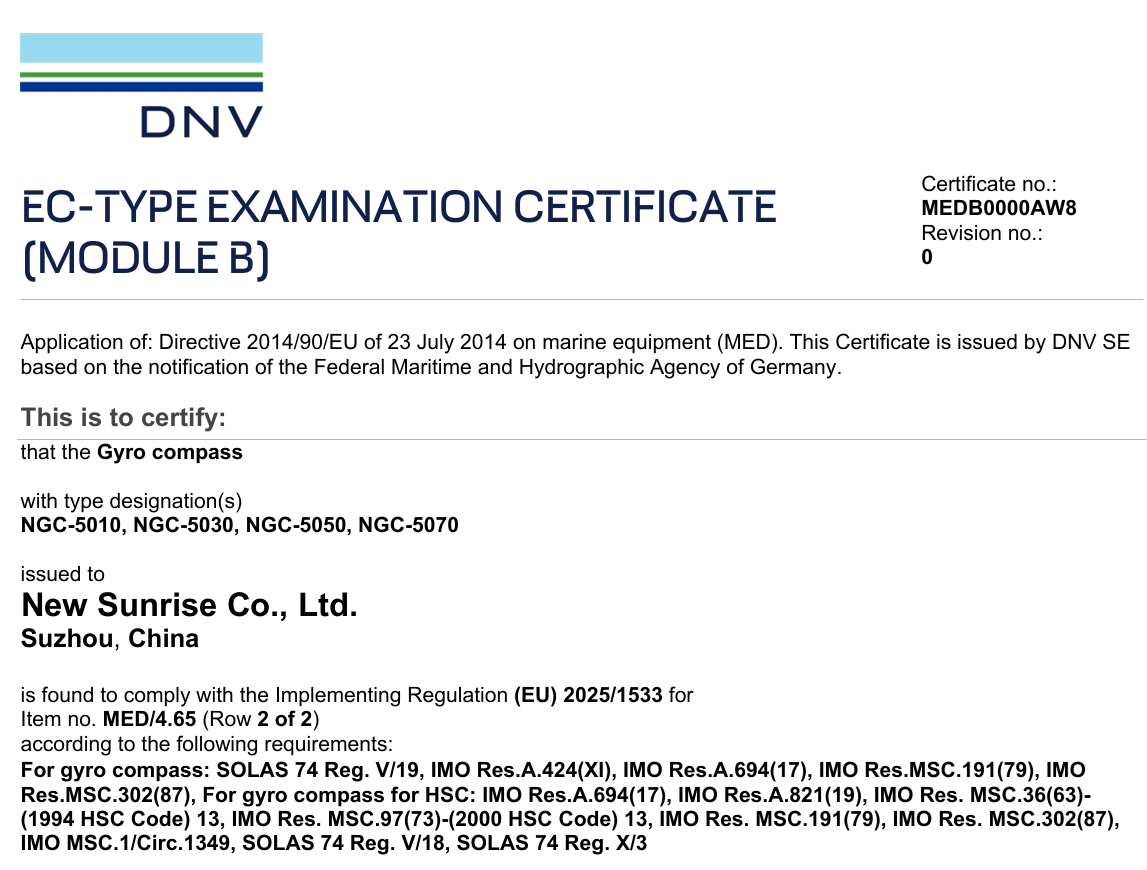 Chứng chỉ DNV