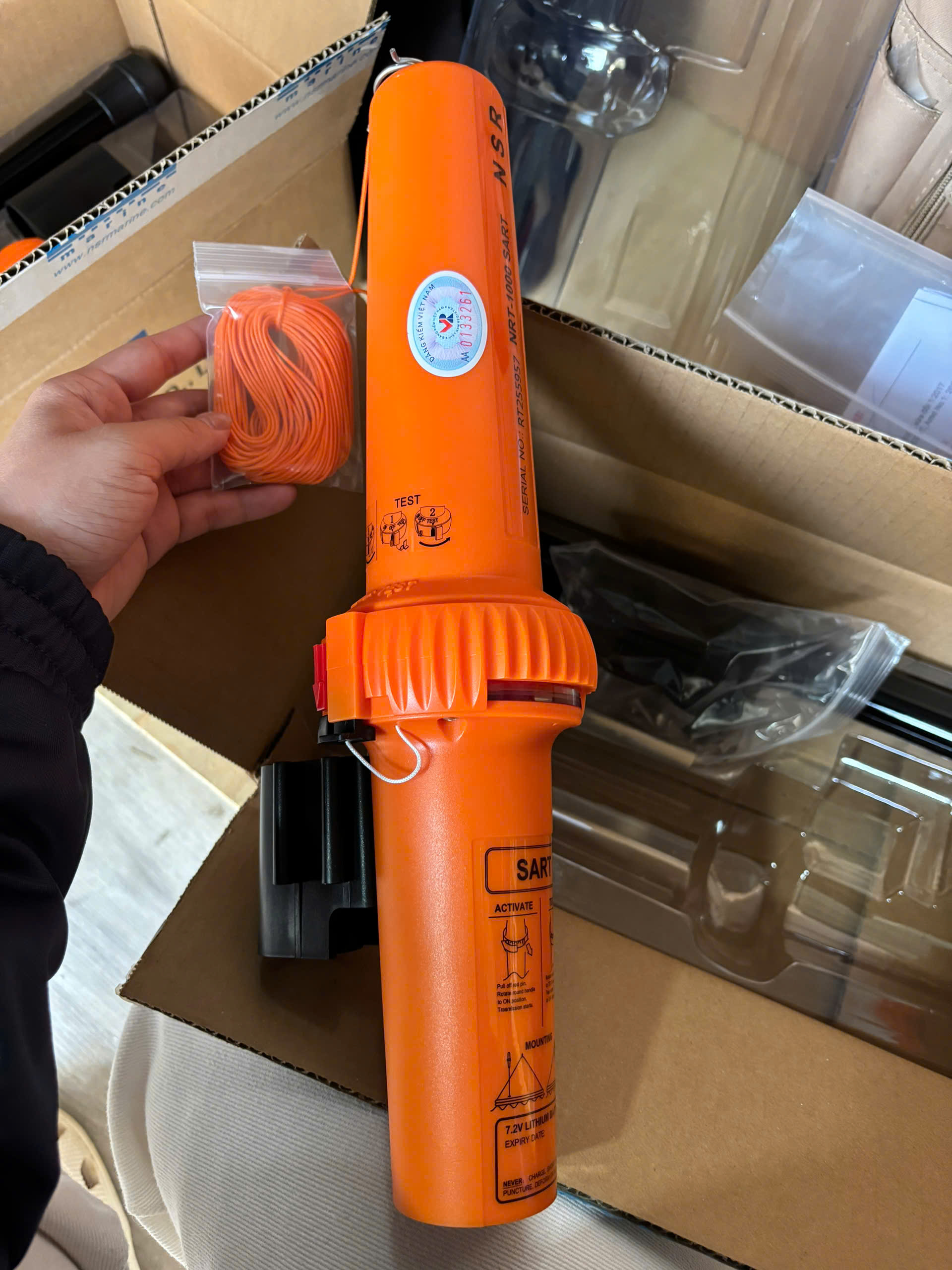 Thiết bị phản xạ radar hàng hải SART NRT-1000 | Giải pháp tìm kiếm cứu nạn